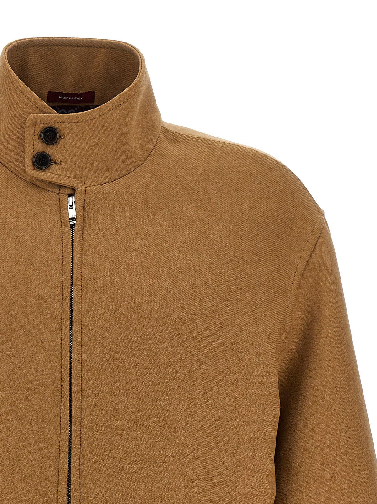 GUCCI Casual Jacket SS25 Men’s Zip-Up Logo Jacket