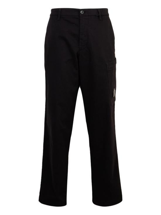 CP Company Black Straight Classic Pants Men 19CMPA151A 005529G999