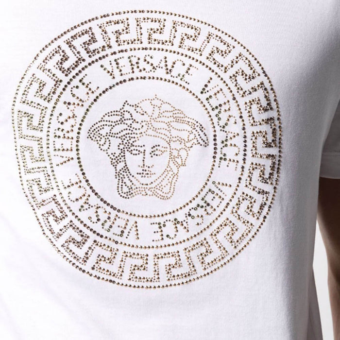 Versace Medusa Logo Short Sleeve T-Shirt White