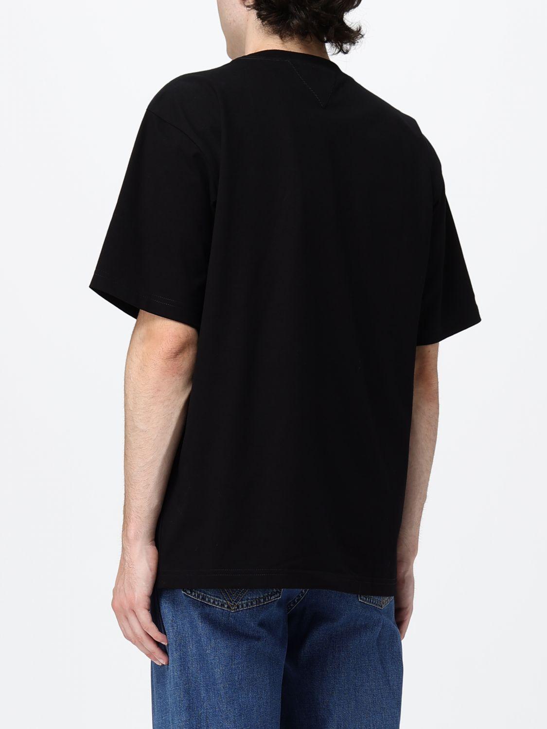 Bottega Veneta Black Cotton Short Sleeve T-Shirt for Men
