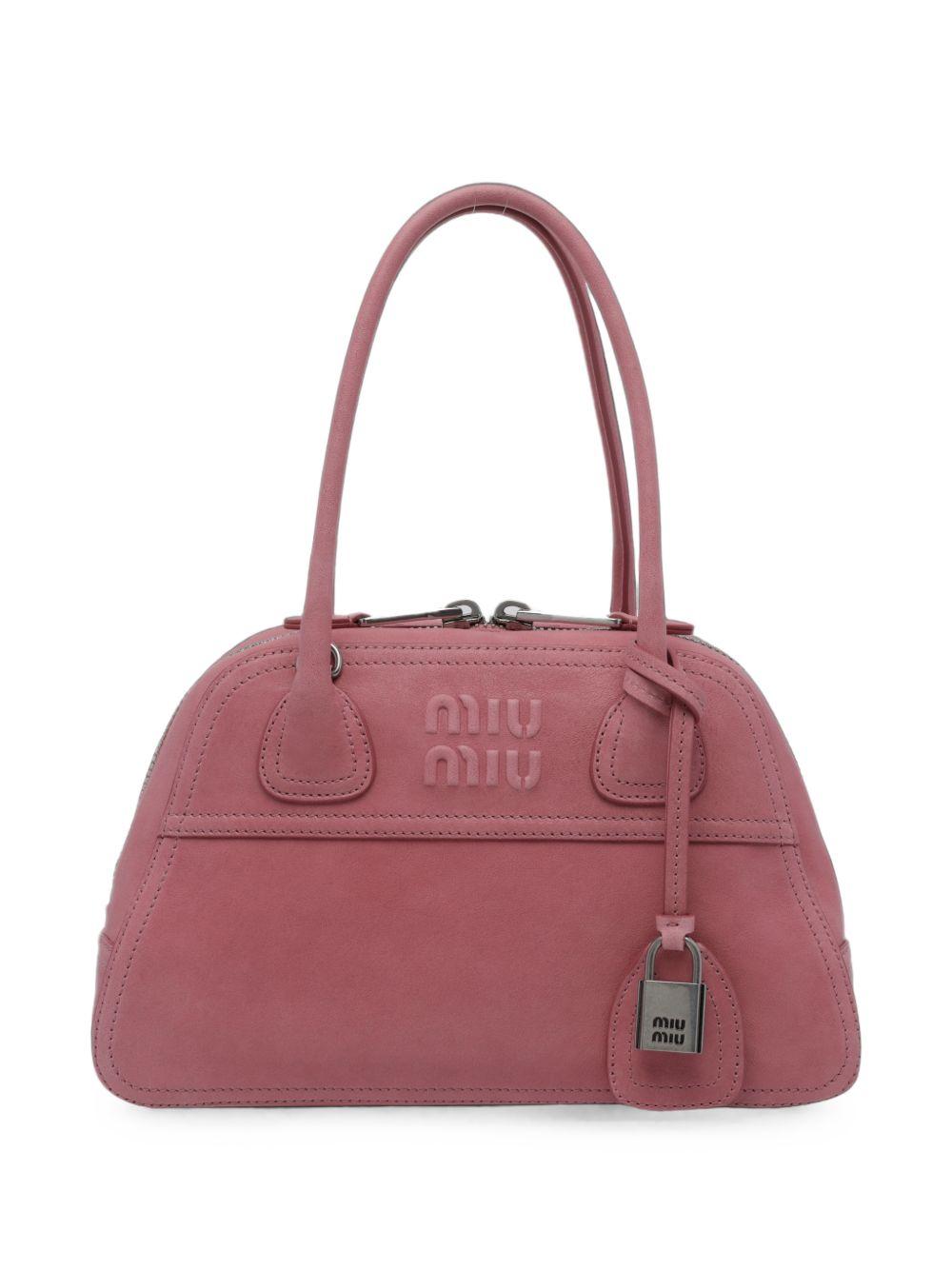 Miu Miu Brown Leather Shoulder Bag