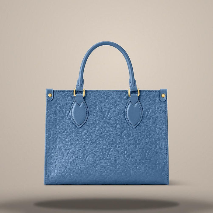 Louis Vuitton OnTheGo PM Blue Denim Shoulder Bag M28181