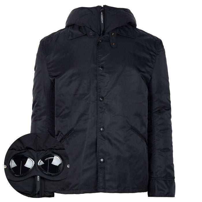 JUNYA WATANABE x C.P. Company Black Goggle Hood Down Jacket WPJ 915 W25