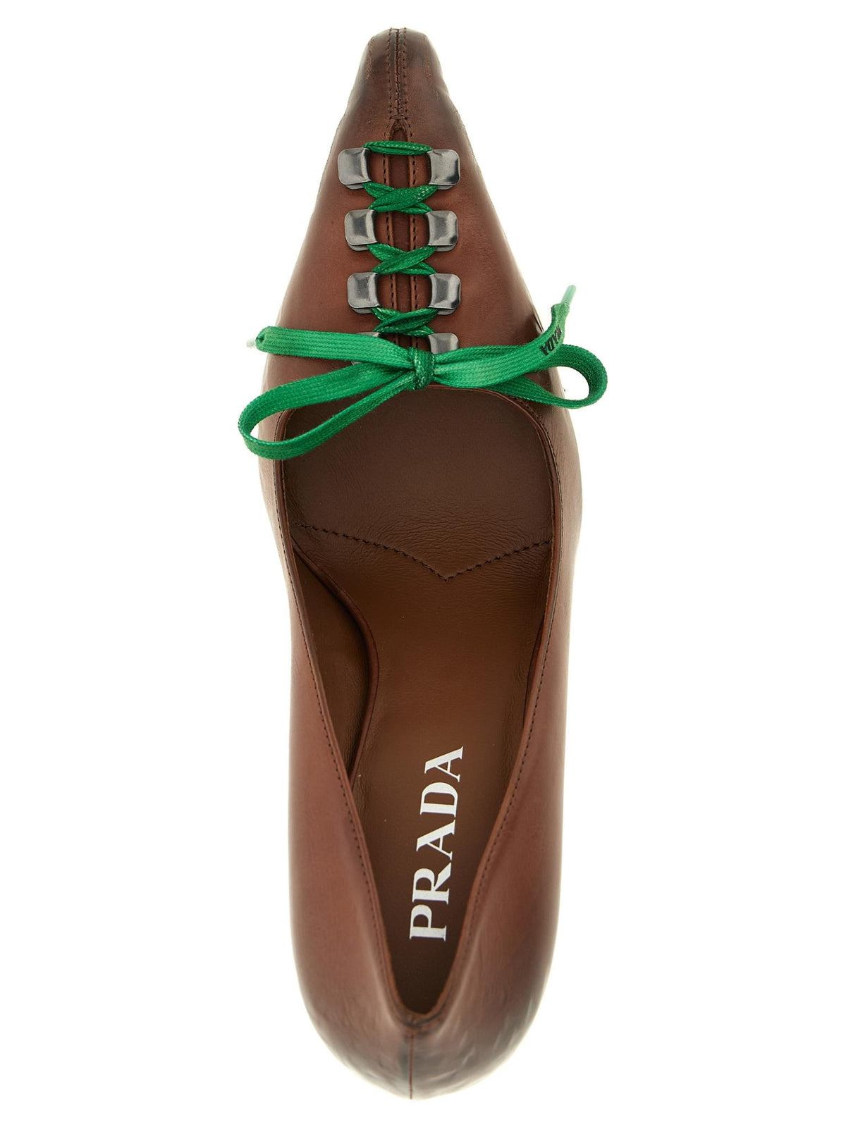 PRADA Patent Leather Mary Jane Pumps Black Women’s Heels