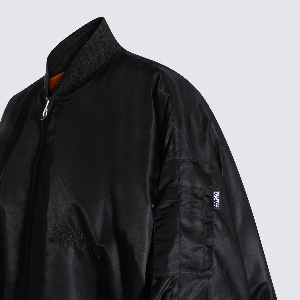Maison Margiela Black Casual Bomber Jacket