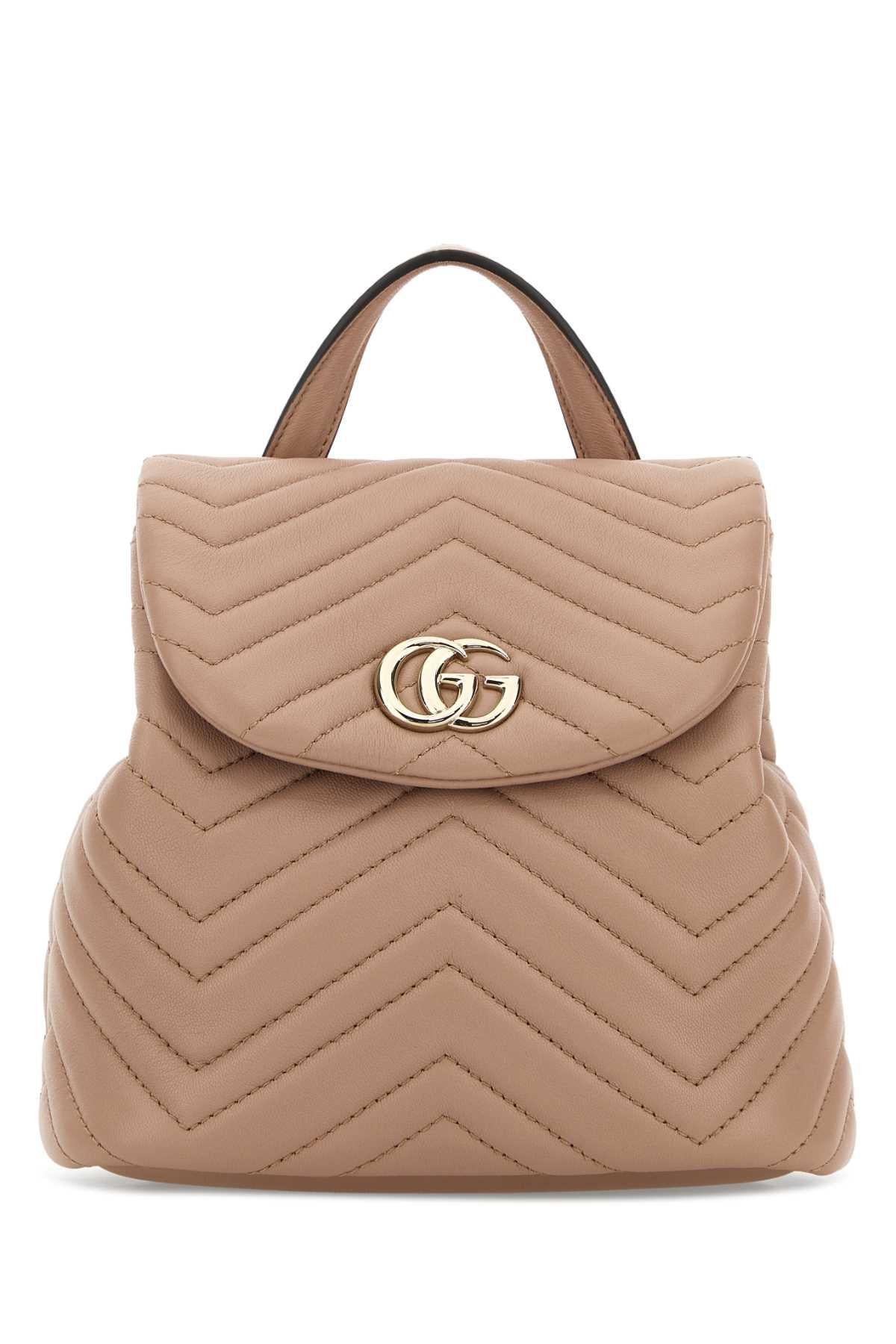 GUCCI Leather Backpack Black