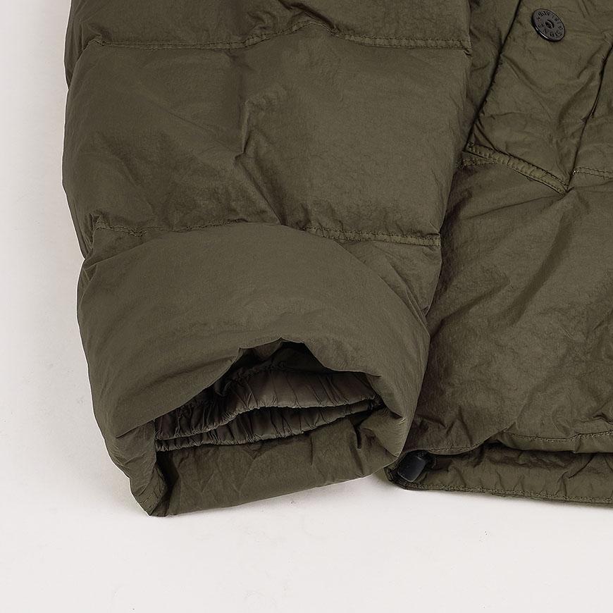 STONE ISLAND Crinkle Reps NY Down Jacket Men FW26 Green