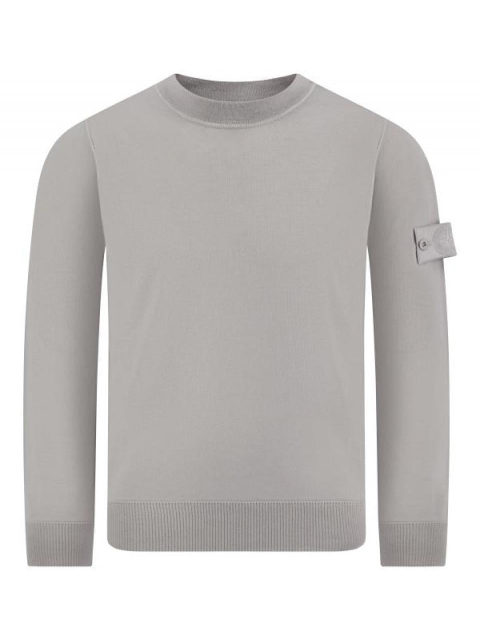 STONE ISLAND Pure Light RWS Wool Ghost Piece Crewneck Sweater