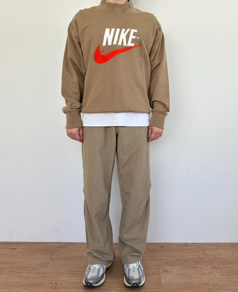 Nike Camel Fleece Crewneck Sweatshirt Mens Asian Fit DM5274 258