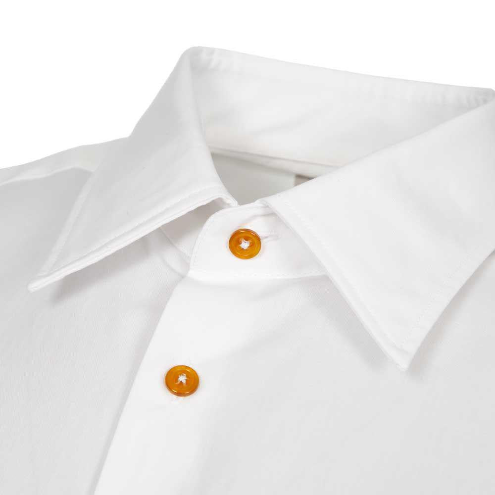 Vivienne Westwood ORB Logo Embroidered White Long Sleeve Shirt
