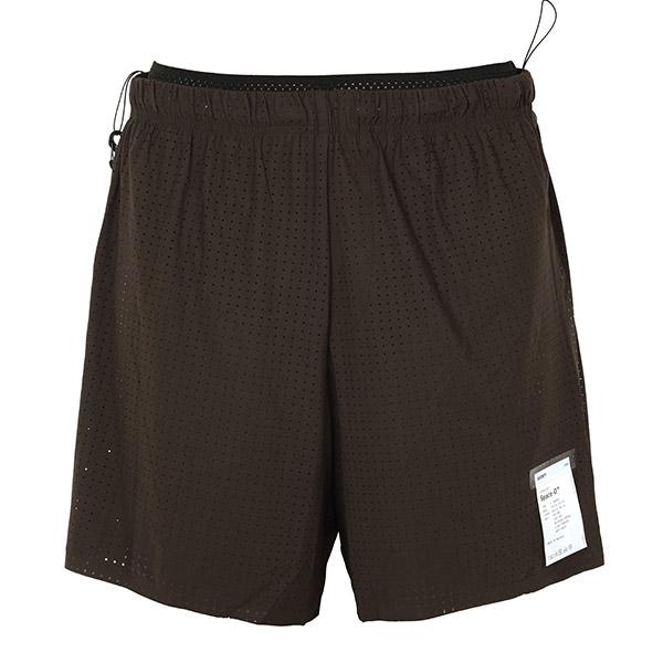 SATISFY Deep Mahogany Space-O 5" Running Shorts Men’s