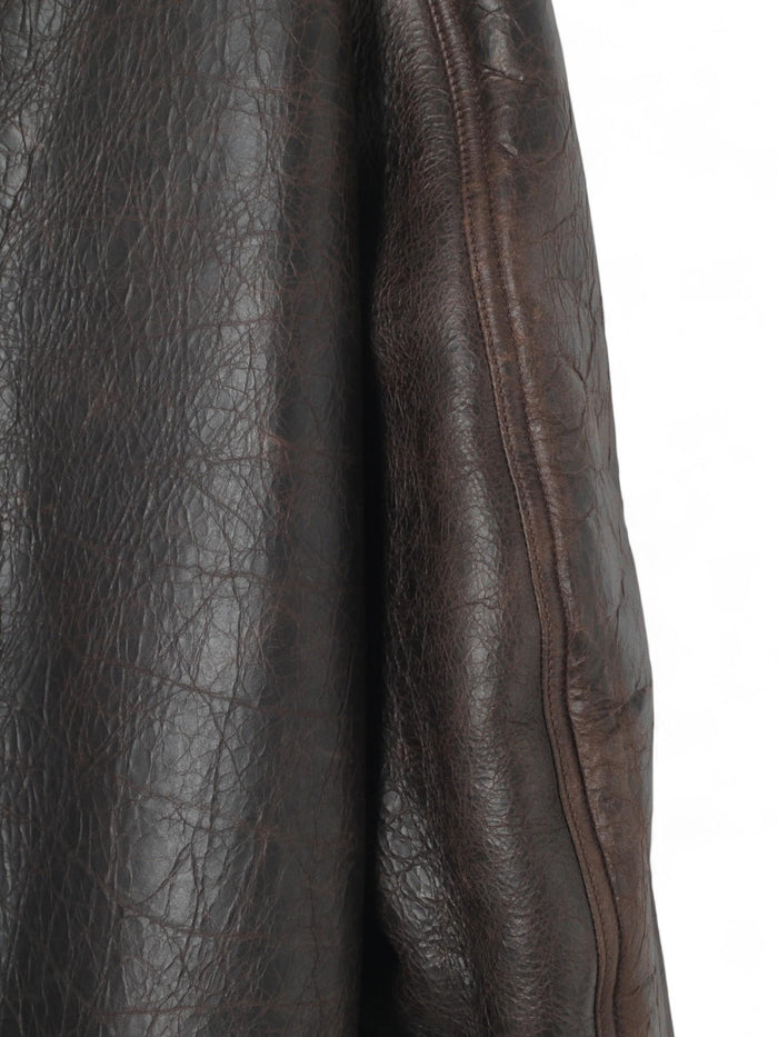 Rick Owens Men's Reversible Lamb Shearling Classic Flight Jack RU02C7789 LSHB 04