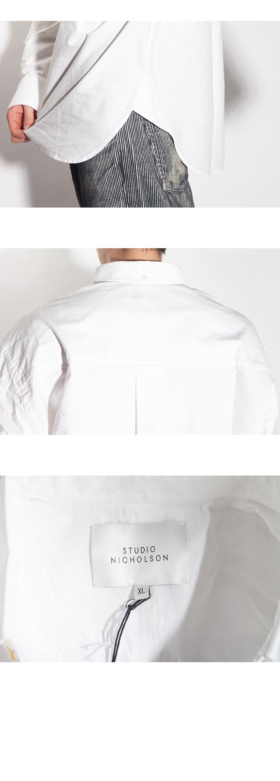 STUDIO NICHOLSON Keble Men's Long Sleeve Shirt KEBLE SNM670