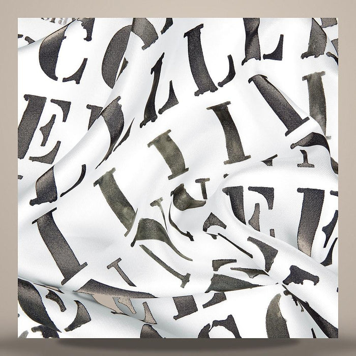CELINE Square Silk Twill Scarf Beige Latte Multicolor 2AW902Q53 GGO2