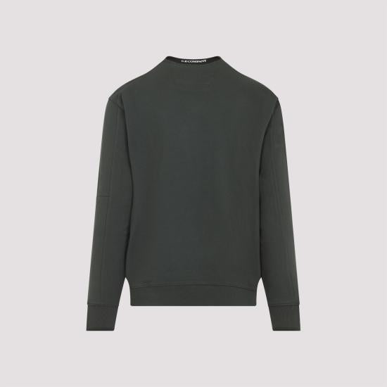 CP Company Light Fleece Crewneck Lens Sweatshirt for Men 19CMSS713 A005086 W978