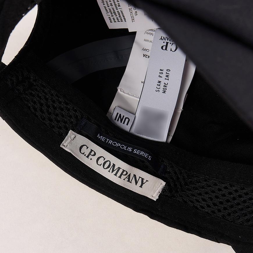 CP Company Men’s Metropolis Logo Cap 20CLAC046A 110542A 999
