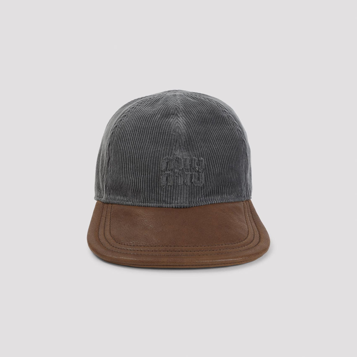Miu Miu Cotton Logo Baseball Cap