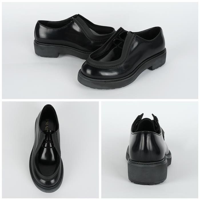 PRADA Diapason Brushed Leather Loafers 2EG421 055 F0002