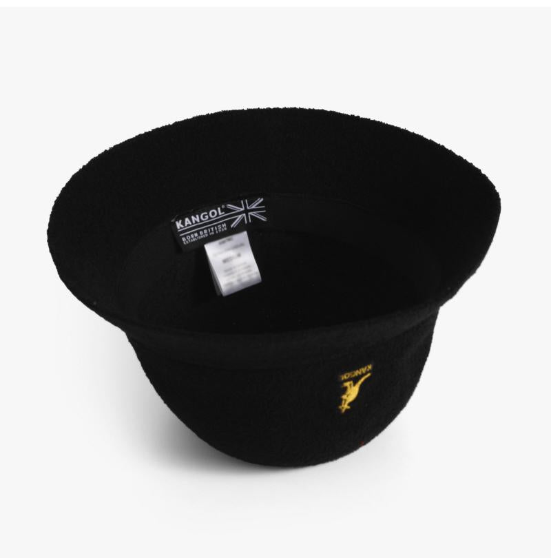 KANGOL Black Gold Unisex Bucket Hat 0397BC BLACK GOLD