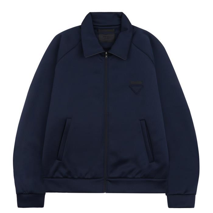 PRADA Technical Fabric Zip-Up Jacket Black Men’s