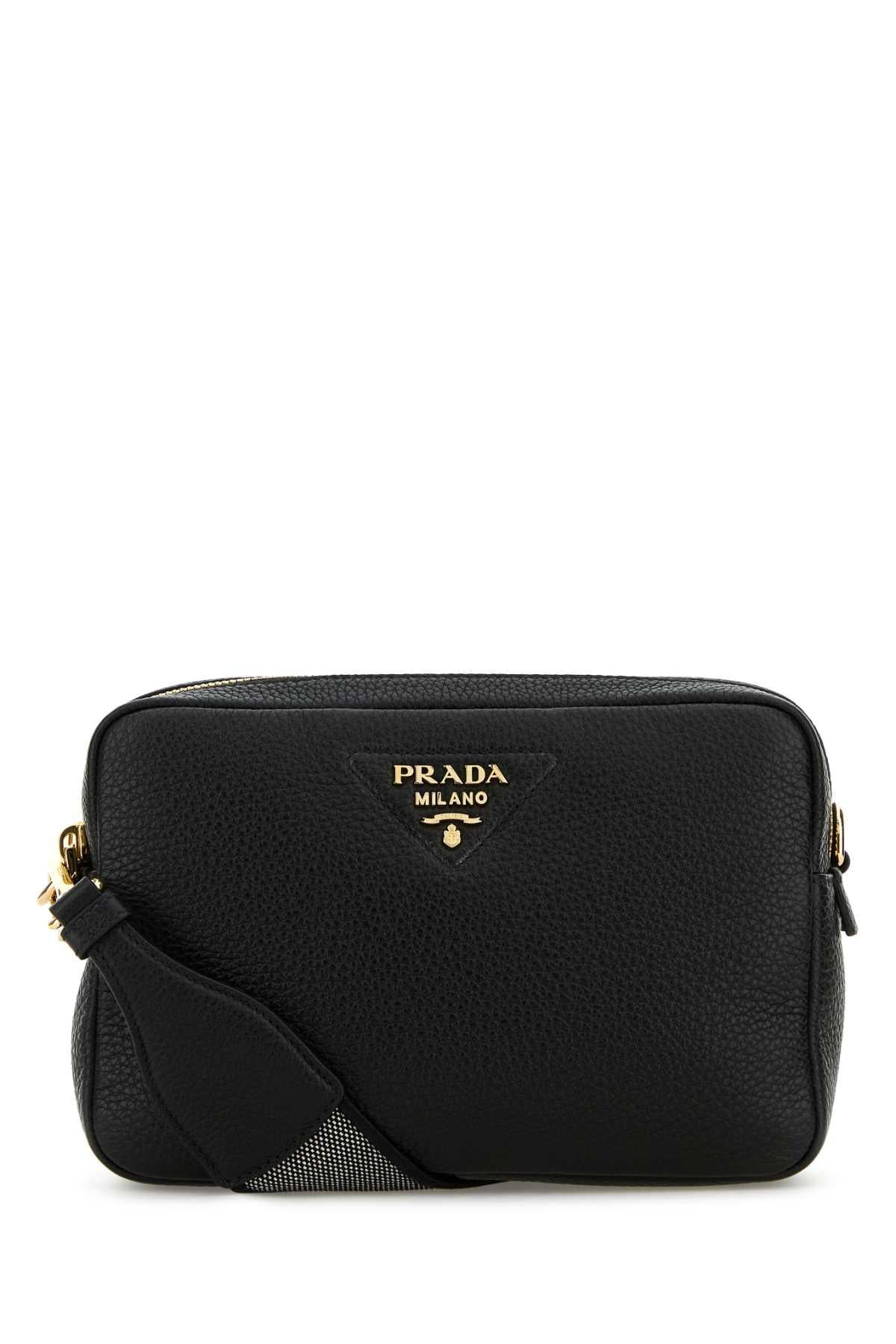 PRADA Denim Mini Shoulder Bag Blue