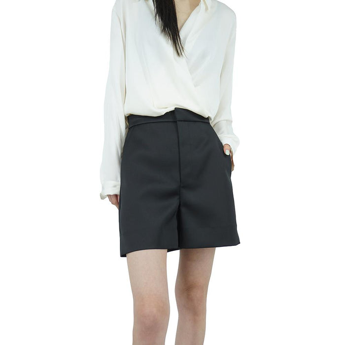 AMI High-Waist Women’s Mini Shorts Black