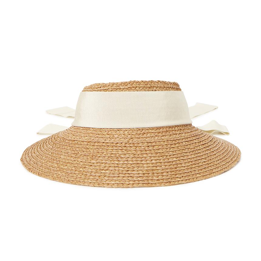 HELEN KAMINSKI Sabina Women’s Visor Cap Nougat Cream