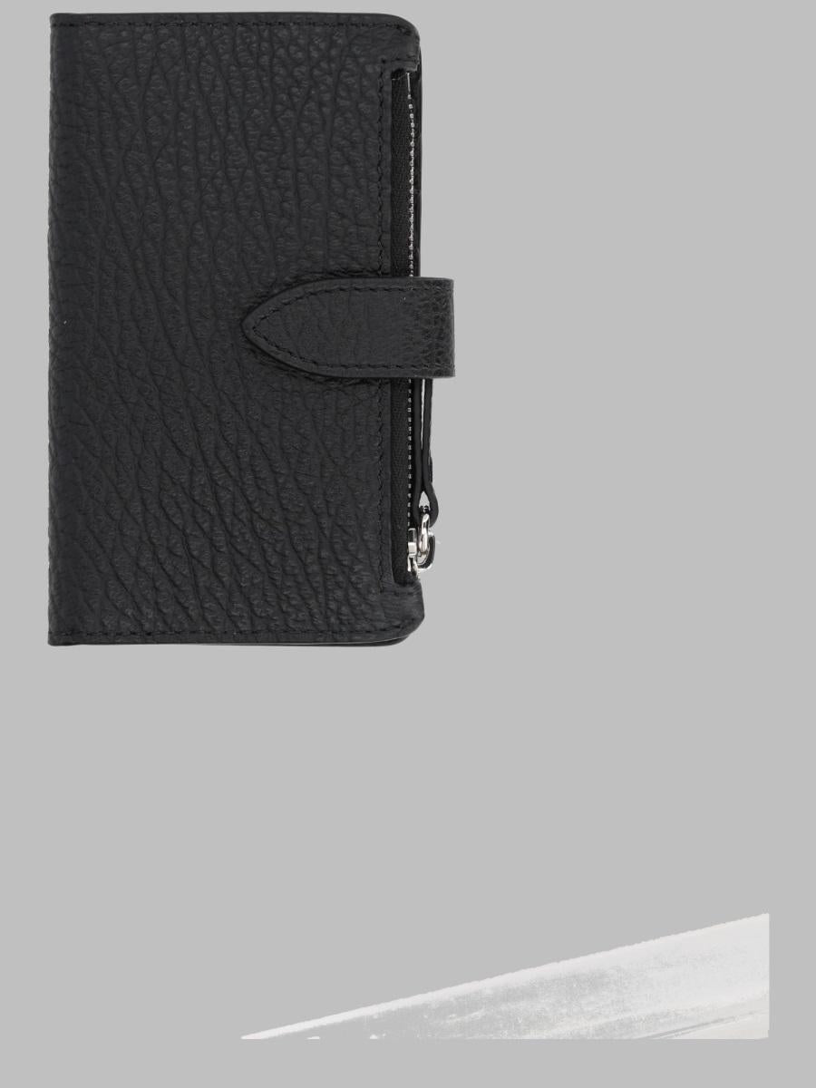 Maison Margiela Black Leather Long Wallet