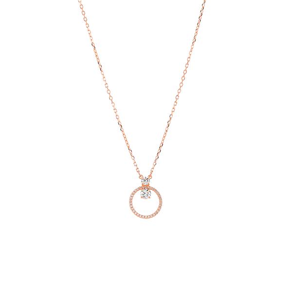 Swarovski Circle Pendant Necklace for Women 5692266 Constella