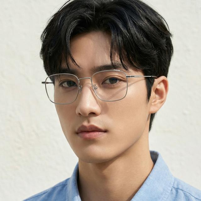 BALLY Silver Metal Asian Fit Unisex Eyeglass Frames BY5039D 016
