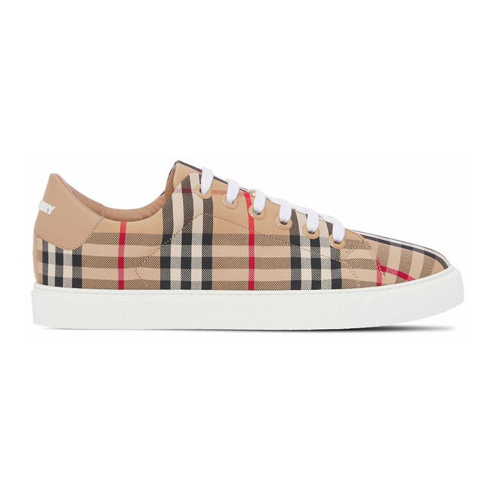 BURBERRY Vintage Check Beige Low-Top Sneakers