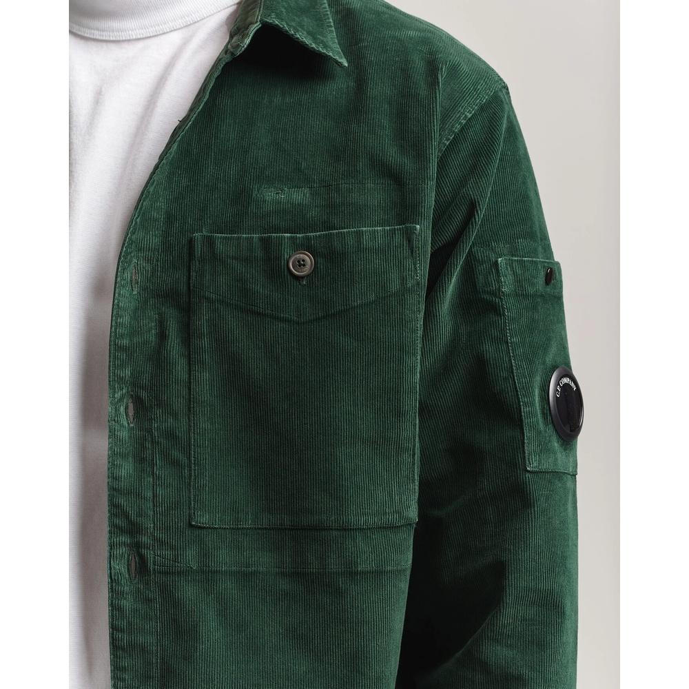 CP Company Lens Corduroy Long Sleeve Shirt for Men