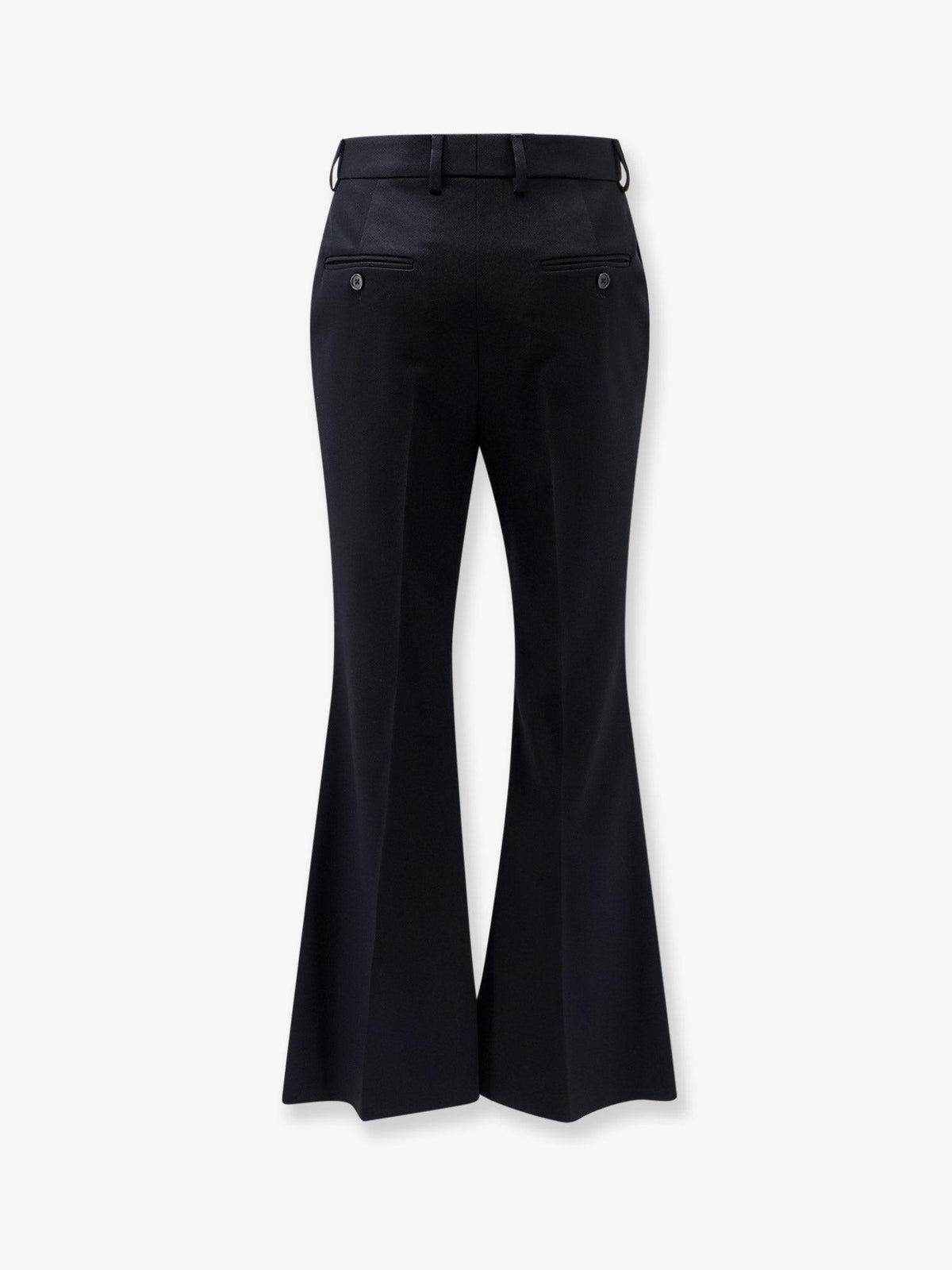 CELINE Black Wool Classic Trousers