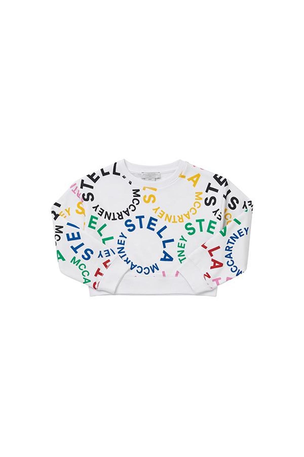 Stella McCartney Kids Logo Cotton Sweatshirt STELLAMCCARTNEY TT4C30 Z1333 100MC