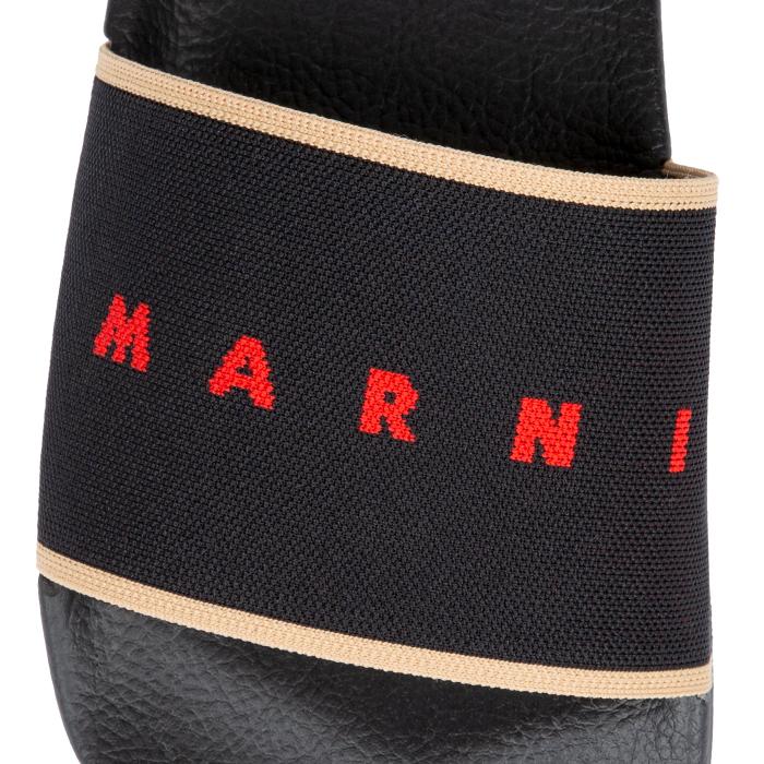 Marni Men’s Logo Slide Sandals