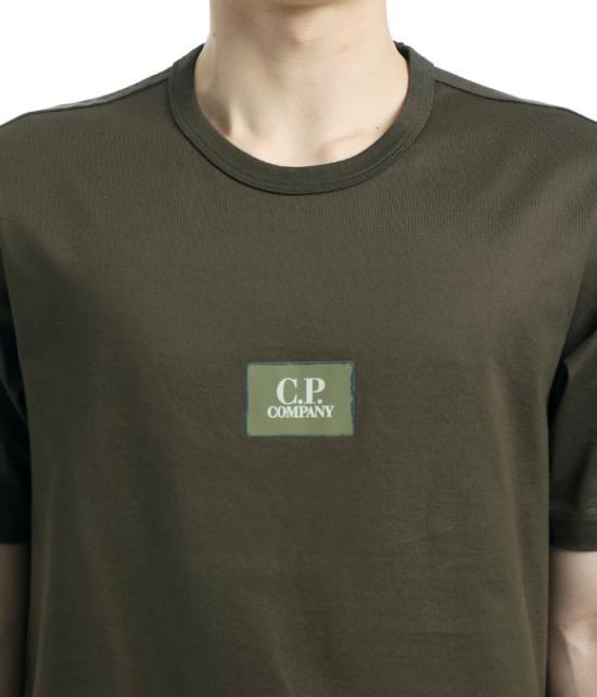 CP Company Ivy Green Short Sleeve T-Shirt 18CMTS108 A110301W 683
