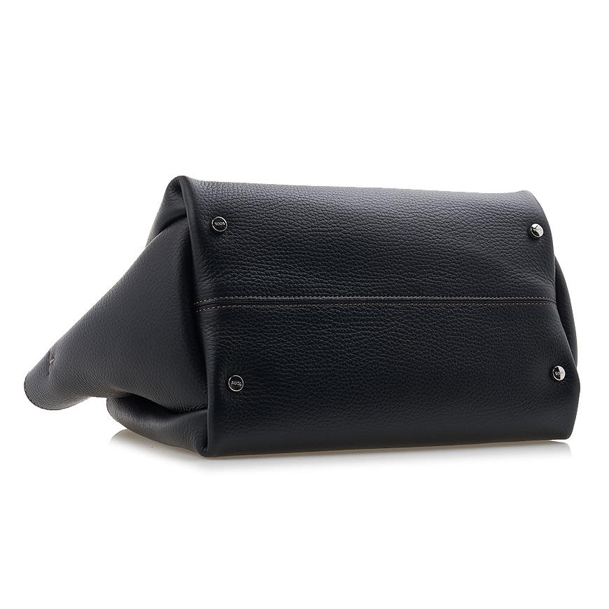 Tods Mini Shoulder Tote Bag Women’s New Collection Black Leather