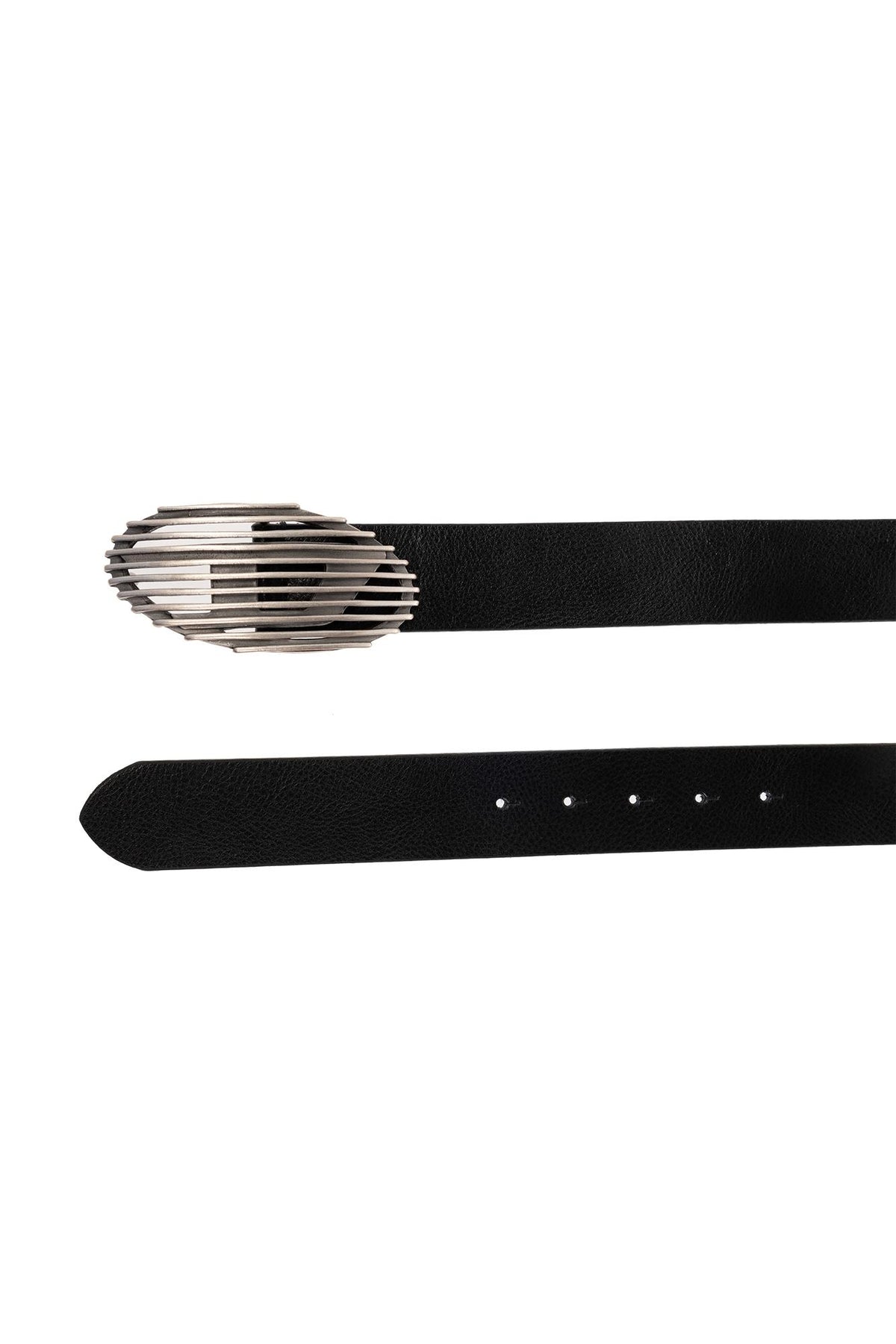 DIESEL D Logo Unisex Black Belt X09824 P0685 T8013