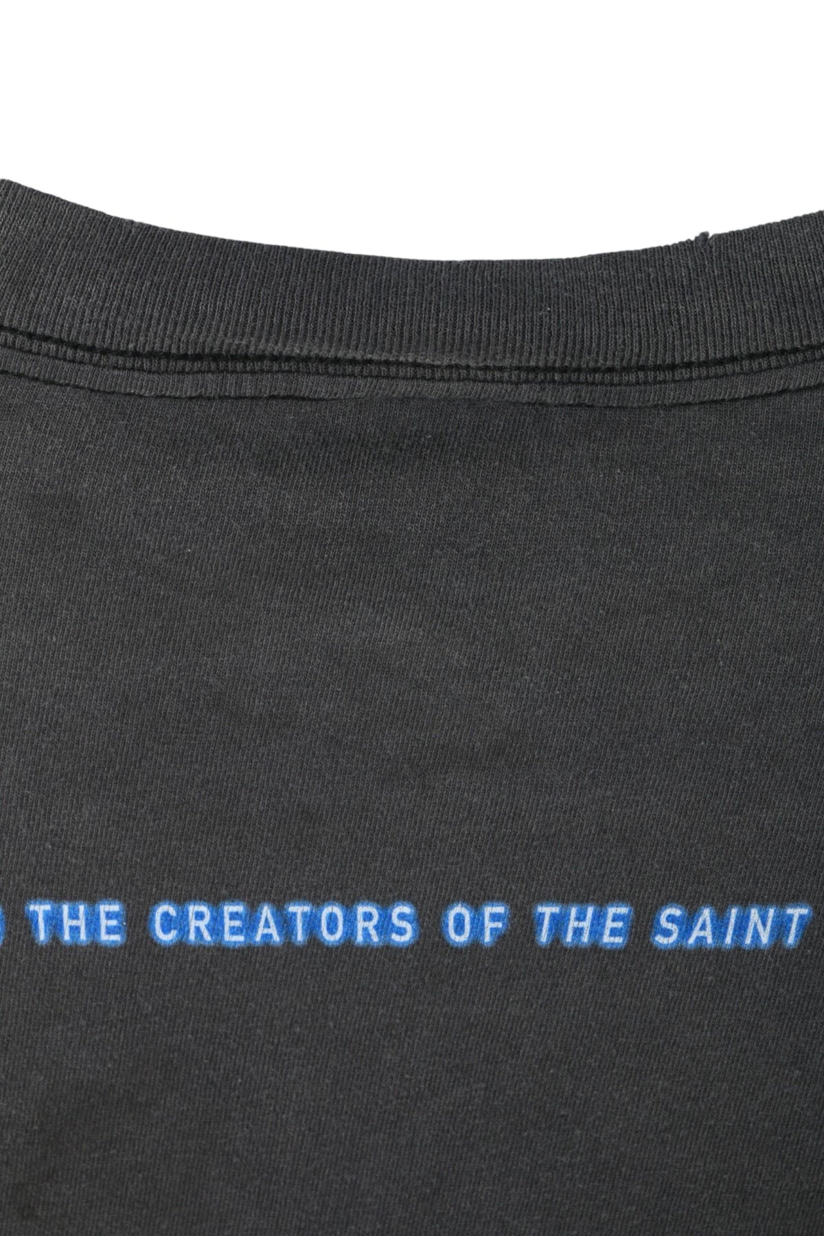 SAINT MICHAEL x THE MATRIX Green Logo Short Sleeve T-Shirt Black
