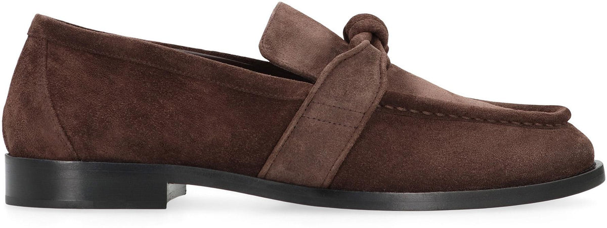 Bottega Veneta Brown Leather Loafers