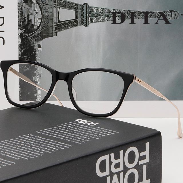 Dita Titanium ASHLAR Eyeglasses Frame Lightweight Horn-Rim Unisex DTX505 50 01
