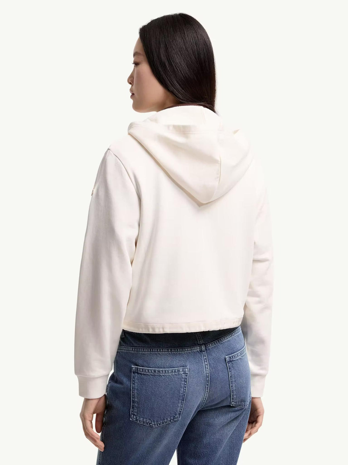 Moncler Navy Cotton Logo Sweatshirt