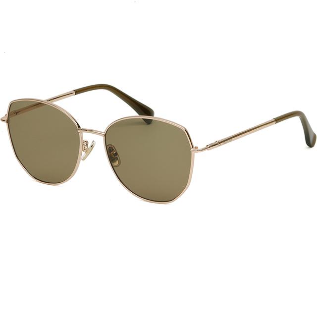 Max Mara Polygon Metal Sunglasses Asian Fit Unisex MM0114K 32E