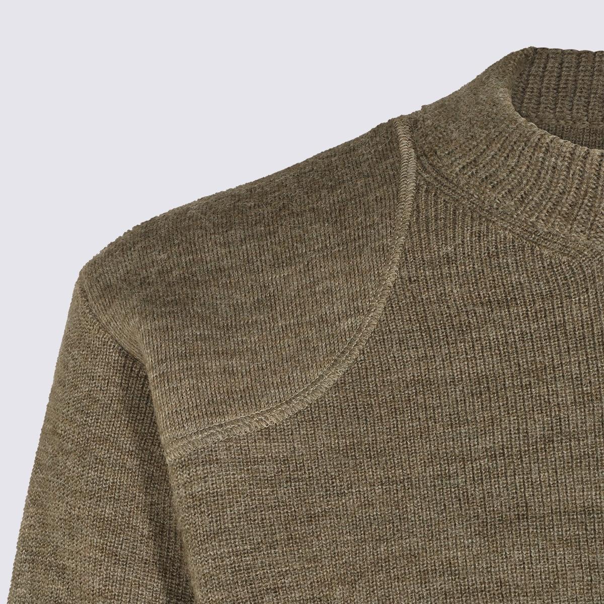 Moncler Wool Round Neck Knit Sweater for Men
