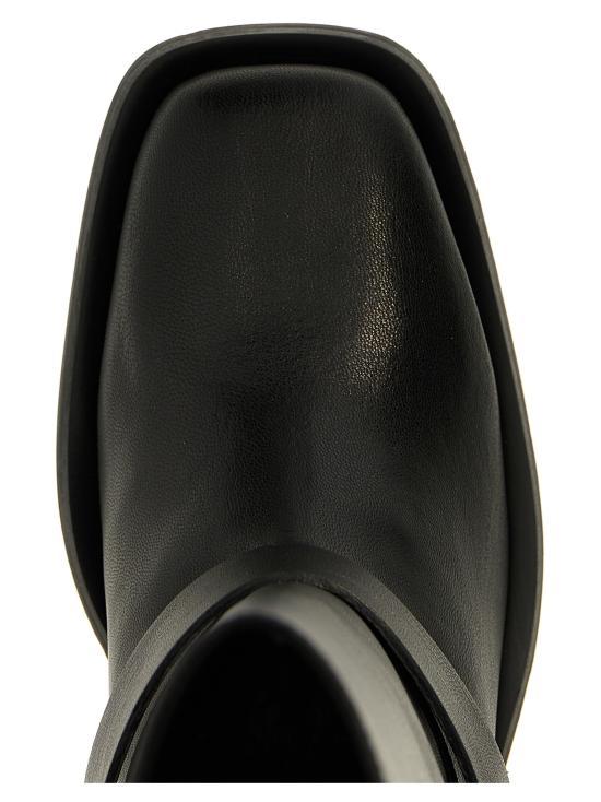 GANNI Biker Tubular Mid Boots S2275099 BLACK DOM