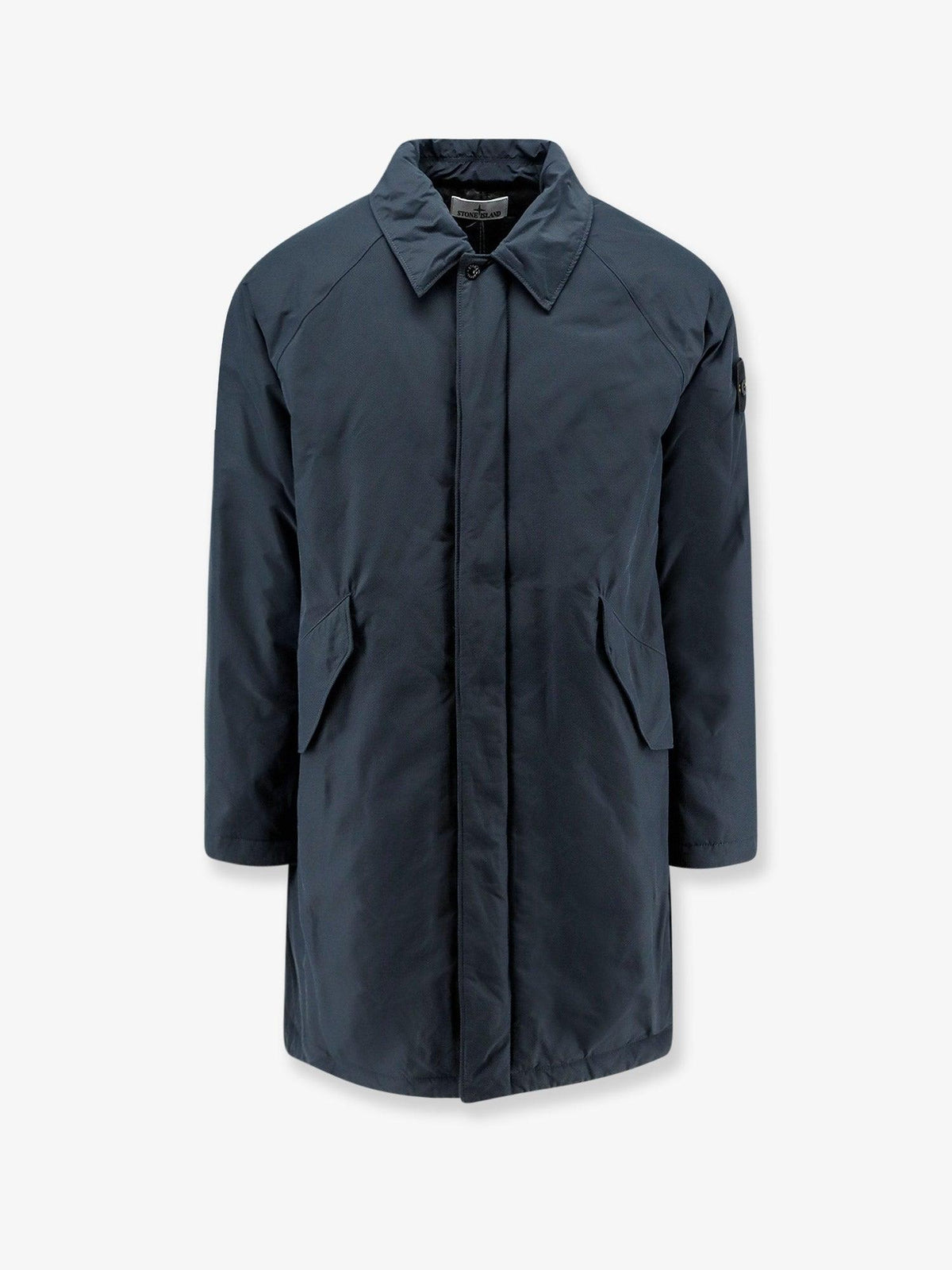 STONE ISLAND Nylon Bomber Jacket Black Men's