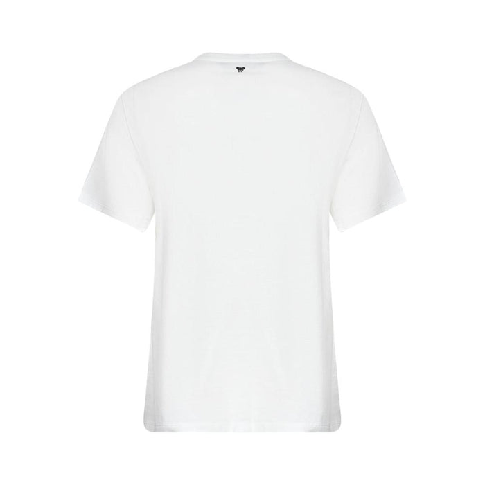 Max Mara White GUGLIA Print Short-Sleeve T-Shirt