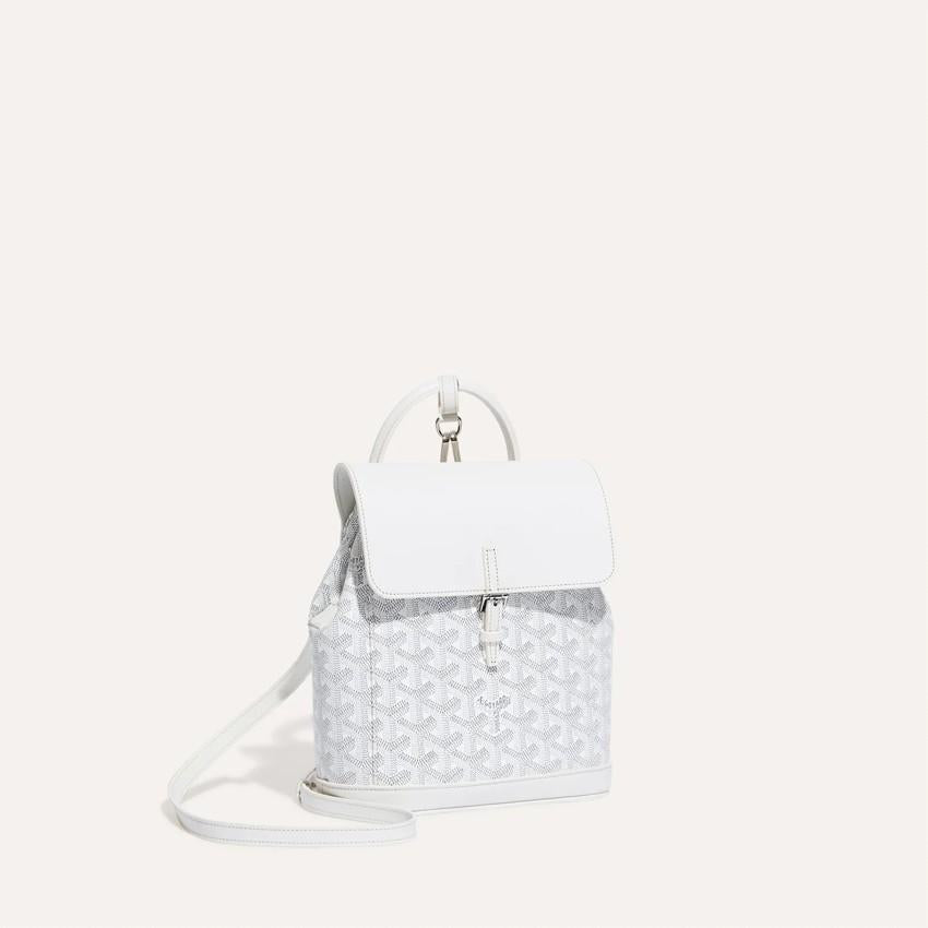 GOYARD White Mini Alpin Women’s Backpack ALPIN2MINTY50 CL50P