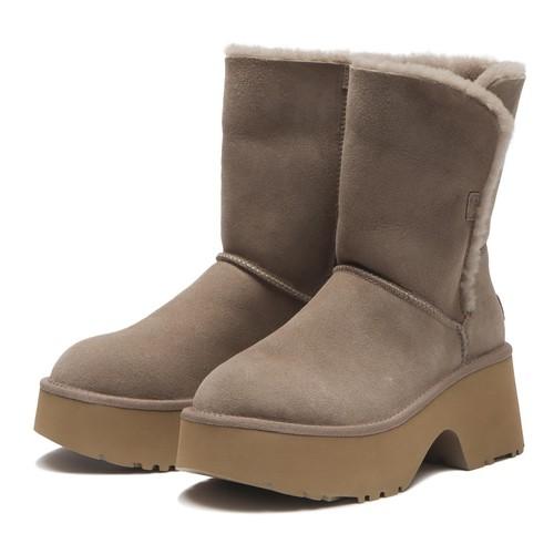 Ugg Classic Shearling Lined Suede Ankle Boots Women’s Brown 1171533 CRBO DOM