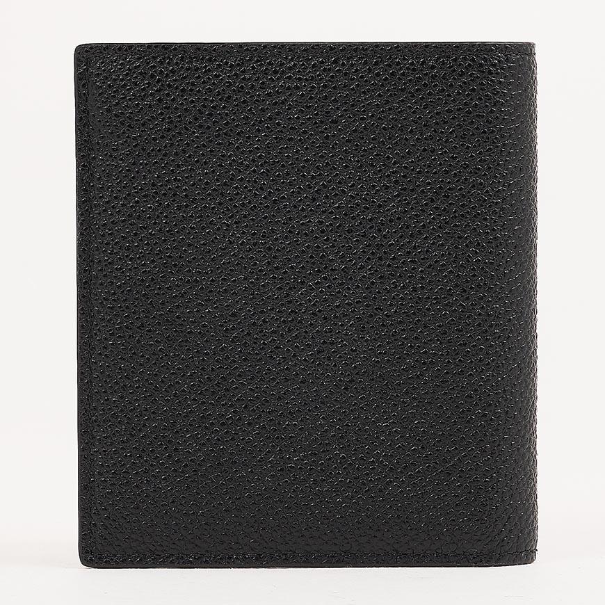 PRADA Vitello Leather Triangle Logo Bifold Wallet for Men